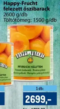 Metro Happy-Frucht felezett őszibarack ajánlat