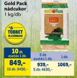 Metro Gold Pack nádcukor ajánlat