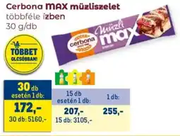 Metro Cerbona MAX müzliszelet ajánlat