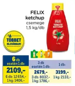 Metro FELIX ketchup ajánlat