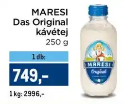 Metro MARESI Das Original kávétej ajánlat