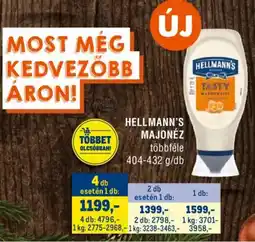Metro Hellmann's majonéz ajánlat