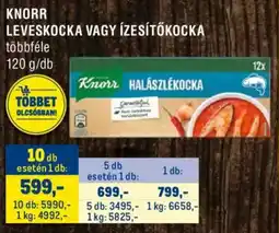 Metro Knorr leveskocka, ízesítőkocka ajánlat