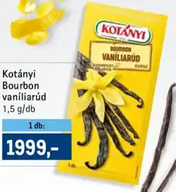 Metro Kotányi Bourbon vaníliarúd ajánlat
