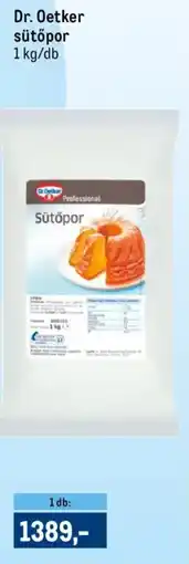 Metro Dr. Oetker sütőpor ajánlat