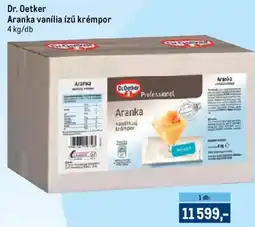 Metro Dr. Oetker Aranka vanília ízű krémpor ajánlat