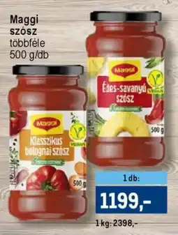 Metro Maggi szósz ajánlat