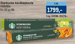 Metro Starbucks kávékapszula ajánlat