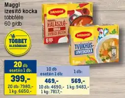 Metro Maggi ízesítő kocka ajánlat