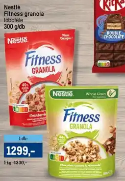 Metro Nestlé Fitness granola ajánlat
