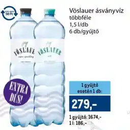 Metro Vöslauer ásványvíz ajánlat