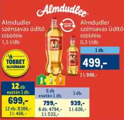 Metro Almdudler szénsavas üdítő ajánlat