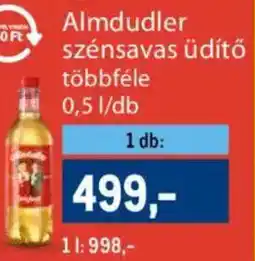 Metro Almdudler szénsavas üdítő ajánlat