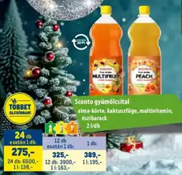 Metro Sconto gyümölcsital ajánlat