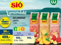 Metro Sió Limonádé ajánlat
