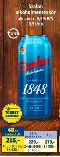 Metro Szalon alkoholmentes sör ajánlat