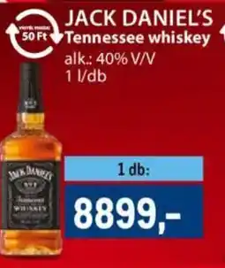 Metro JACK DANIEL'S Tennessee whiskey ajánlat