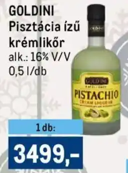 Metro GOLDINI Pisztácia ízű krémlikőr ajánlat
