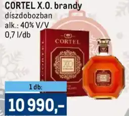 Metro CORTEL X.O. brandy ajánlat