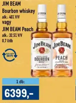 Metro JIM BEAM Bourbon whiskey / Peach ajánlat