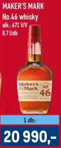 Metro MAKER'S MARK No.46 whisky ajánlat