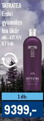 Metro TATRATEA Erdei gyümölcs tea likőr ajánlat