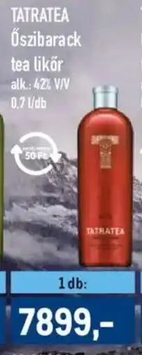 Metro TATRATEA Original tea likőr ajánlat
