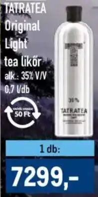 Metro TATRATEA Original Light tea likőr ajánlat