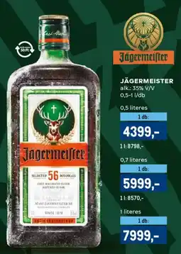 Metro Jägermeister ajánlat