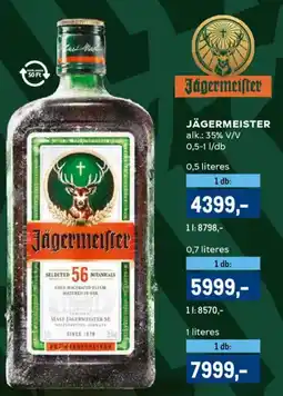Metro Jägermeister ajánlat