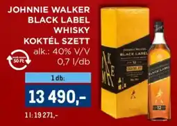 Metro Johnnie Walker Black Label whisky koktél szett ajánlat
