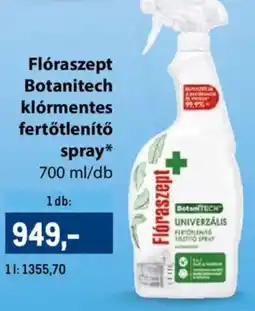 Metro Flóraszept Botanitech klórmentes fertőtlenítő spray ajánlat