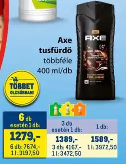 Metro Axe tusfürdő ajánlat