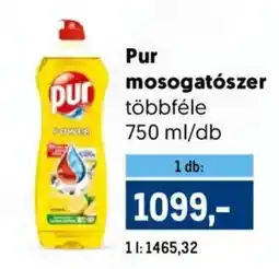 Metro Pur mosogatószer ajánlat