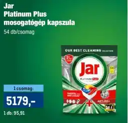 Metro Jar Platinum Plus mosogatógép kapszula ajánlat