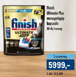 Metro Finish Ultimate Plus mosogatógép kapszula ajánlat