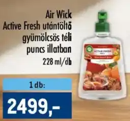 Metro Air Wick Active Fresh utántöltő gyümölcsös téli puncs illatban ajánlat