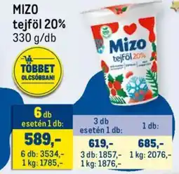 Metro MIZO tejföl 20% ajánlat