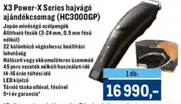 Metro X3 Power-X Series hajvágó ajándékcsomag (HC3000GP) ajánlat