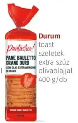Metro Durum toast szeletek extra szűz olívaolajjal ajánlat