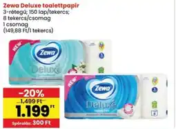 Interspar Zewa Deluxe toalettpapír ajánlat
