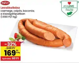 Interspar Regnum Lecsókolbász ajánlat