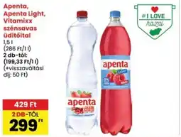 Interspar Apenta, Apenta Light, Vitamixx szénsavas üdítőital ajánlat