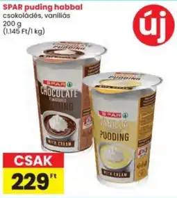 Interspar SPAR puding habbal ajánlat