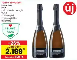 Interspar Törley Selection Extra Sec, Brut ajánlat