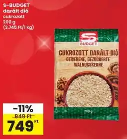 Interspar S-BUDGET darált dió ajánlat