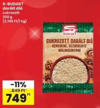 Interspar S-BUDGET darált dió ajánlat