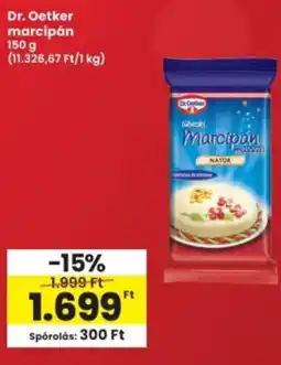 Interspar Dr. Oetker marcipán ajánlat