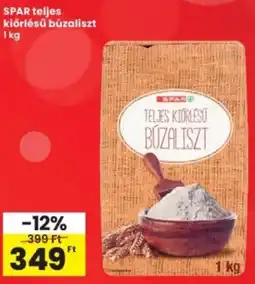 Interspar SPAR teljes kiőrlésű búzaliszt ajánlat