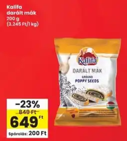 Interspar Kalifa darált mák ajánlat